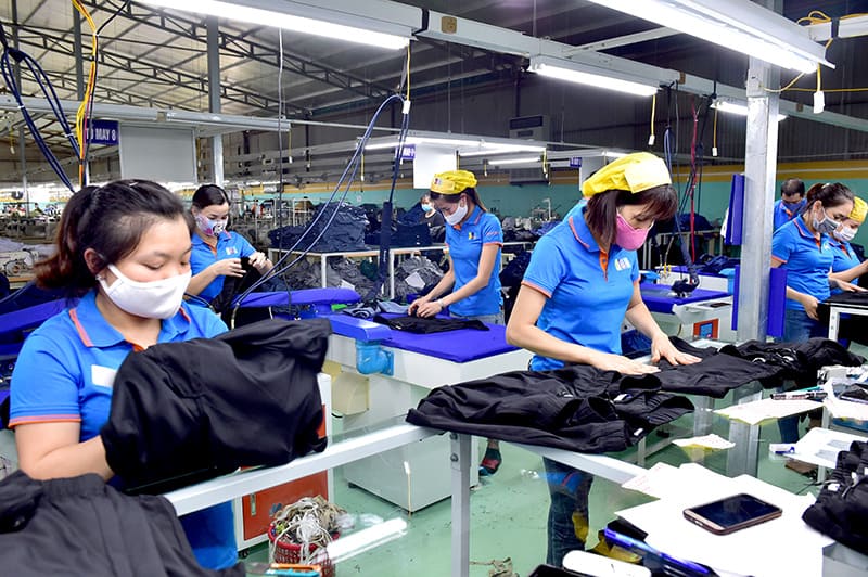 commodities trading and clothing manufacturing companies in Vietnam
